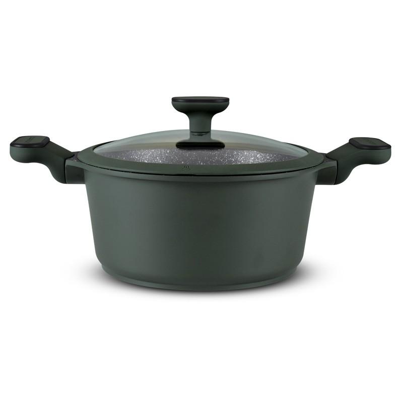 Литая алюминиевая кастрюля с антипригарным покрытием 24 см Tfi Sequoia Kitchencook
Литая алюминиевая кастрюля с антипригарным покрытием 24 см Tfi Sequoia Kitchencook