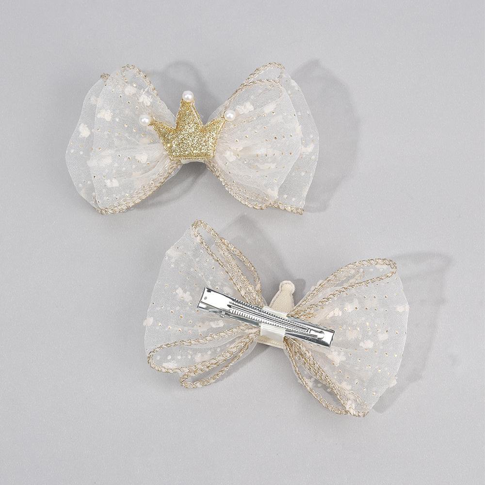 2 шт. Золотая блестящая корона шифоновая заколка для волос милая принцесса бант заколка для волос для девочек детей день рождения школа головной убор аксессуары
2 шт. Золотая блестящая корона шифоновая заколка для волос милая принцесса бант заколка для волос для девочек детей день рождения школа головной убор аксессуары