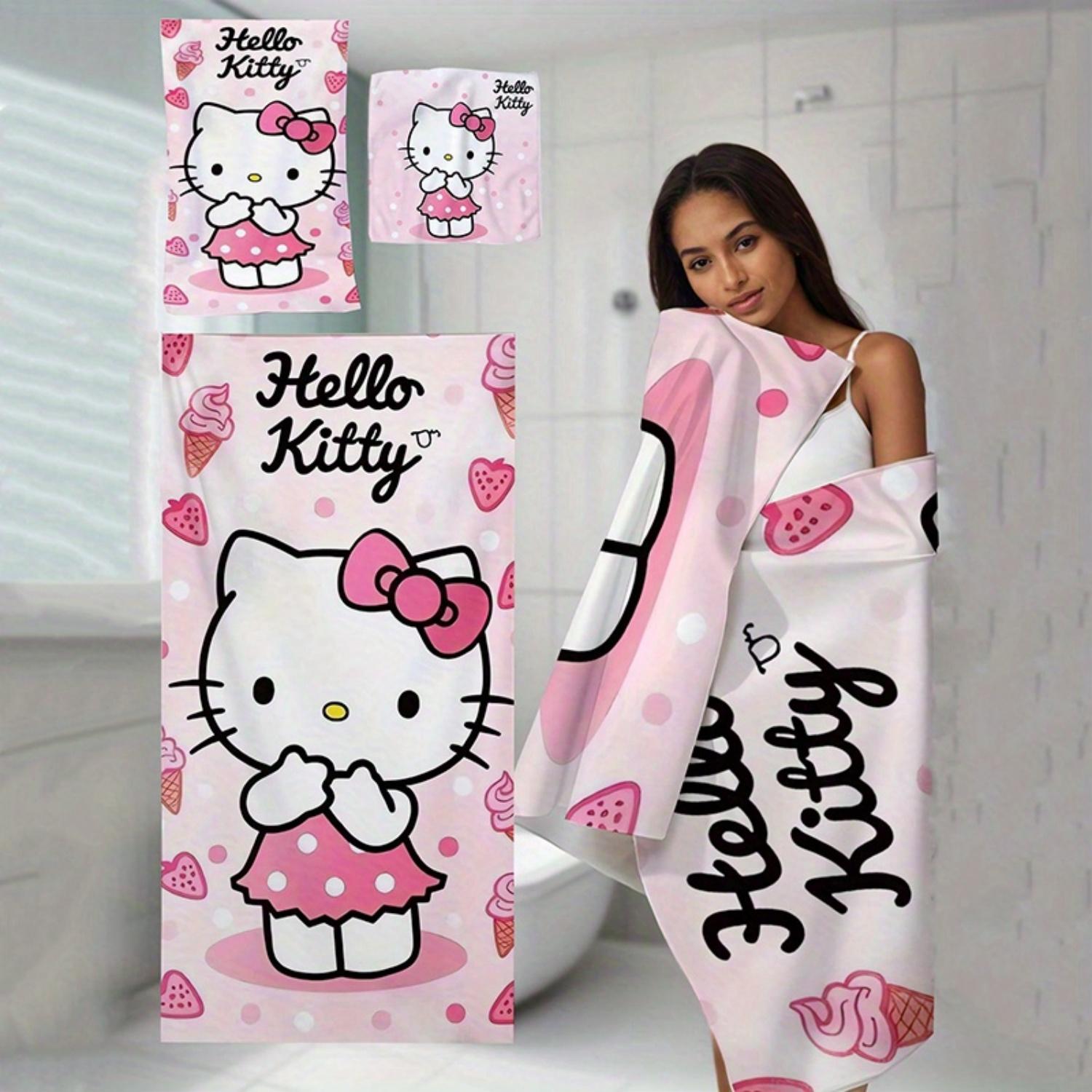 1 Многоцелевое полотенце Sanrio Hello Kitty, Не оставляет ворс, Большое пляжное полотенце, Маленькое кухонное полотенце W40*H60(CM)
1 Многоцелевое полотенце Sanrio Hello Kitty, Не оставляет ворс, Большое пляжное полотенце, Маленькое кухонное полотенце W40*H60(CM)