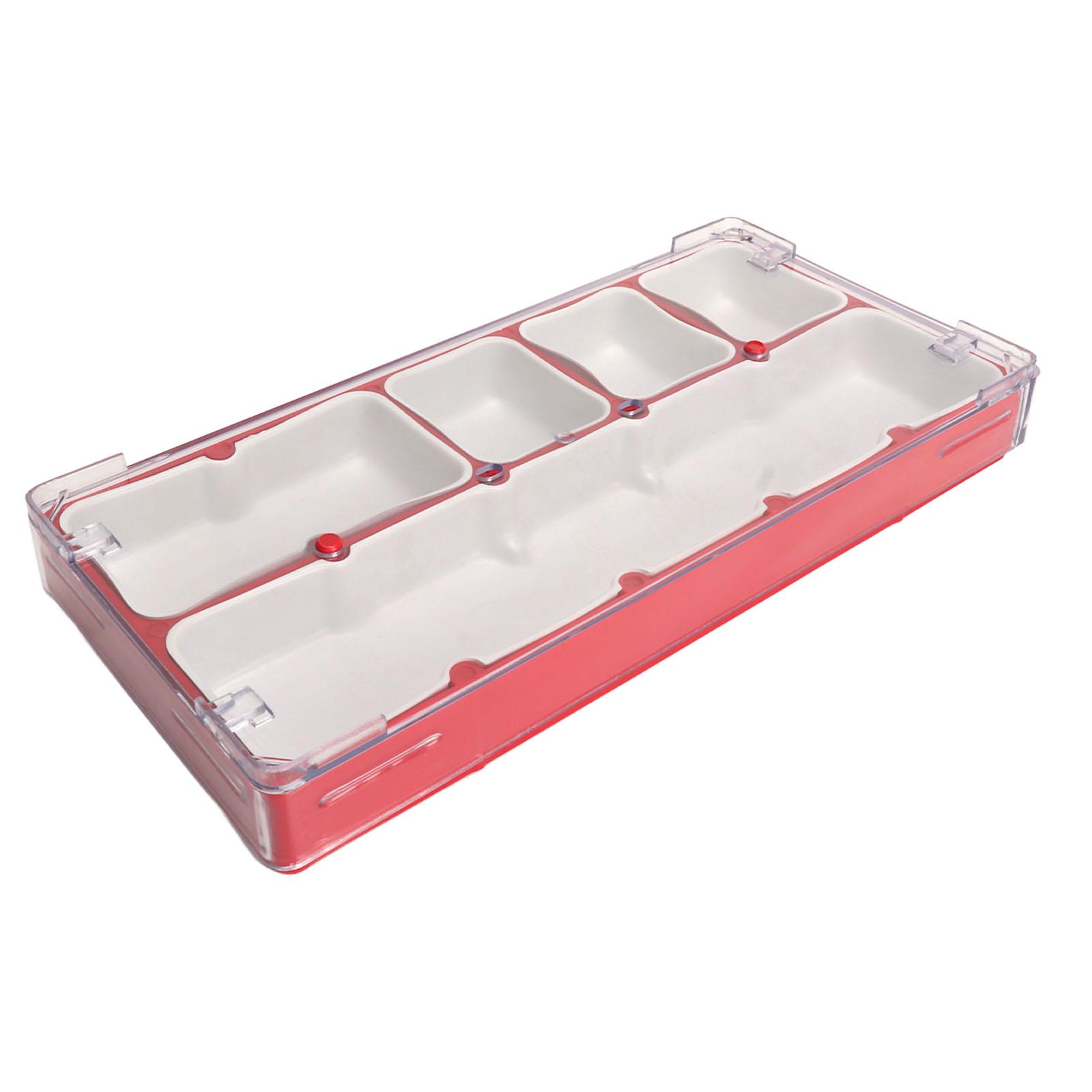 Watch Parts Storage Box Stackable Soft Rubber Lining Watch Screws Storing Cotainer Red for Necklace
Watch Parts Storage Box Stackable Soft Rubber Lining Watch Screws Storing Cotainer Red for Necklace