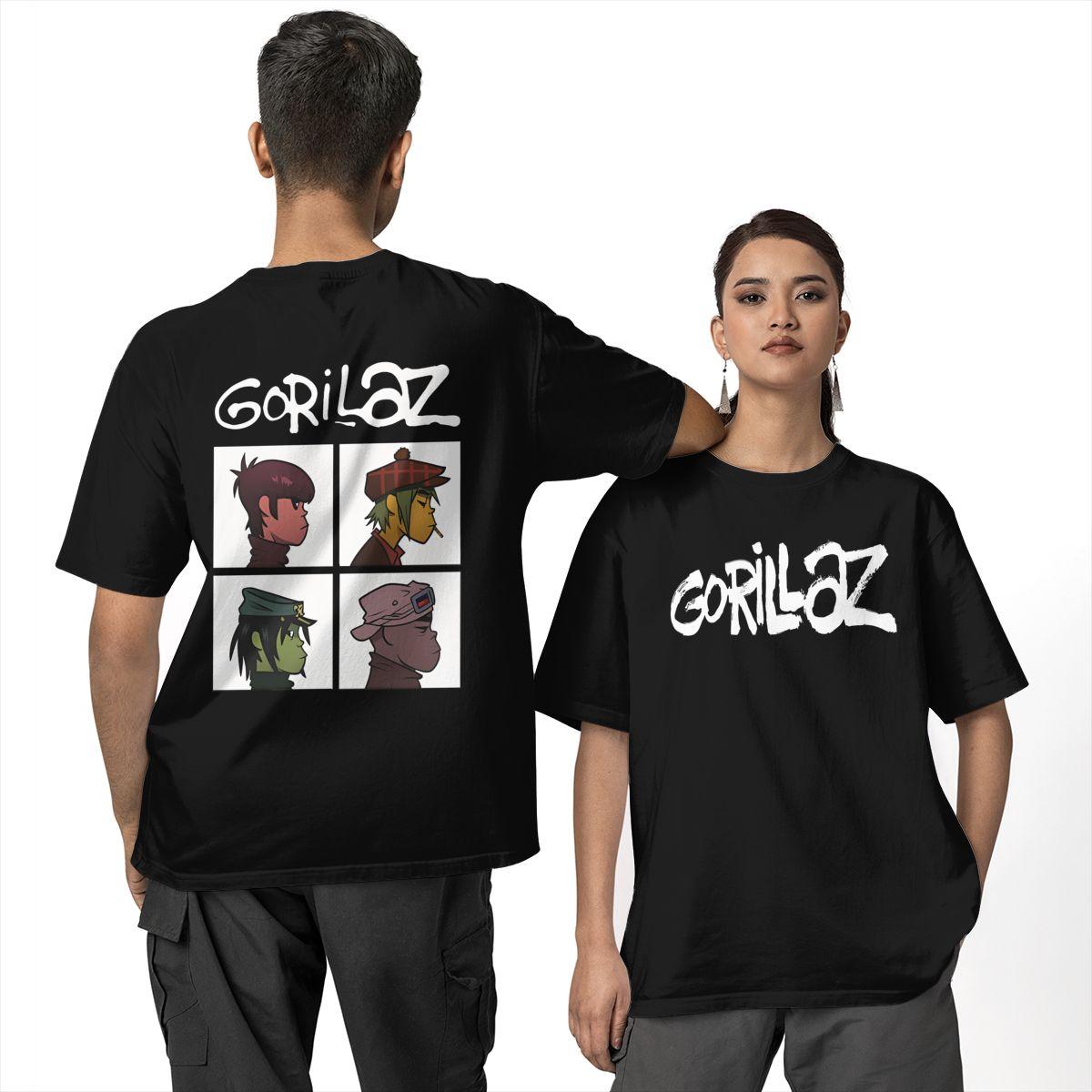 Men Gorillaz T-Shirts 100% Cotton Clothes Summer Y2K Basic Short-Sleeve T Shirt O Neck Hip Hop Loose Tshirt Big Size L
Men Gorillaz T-Shirts 100% Cotton Clothes Summer Y2K Basic Short-Sleeve T Shirt O Neck Hip Hop Loose Tshirt Big Size L
