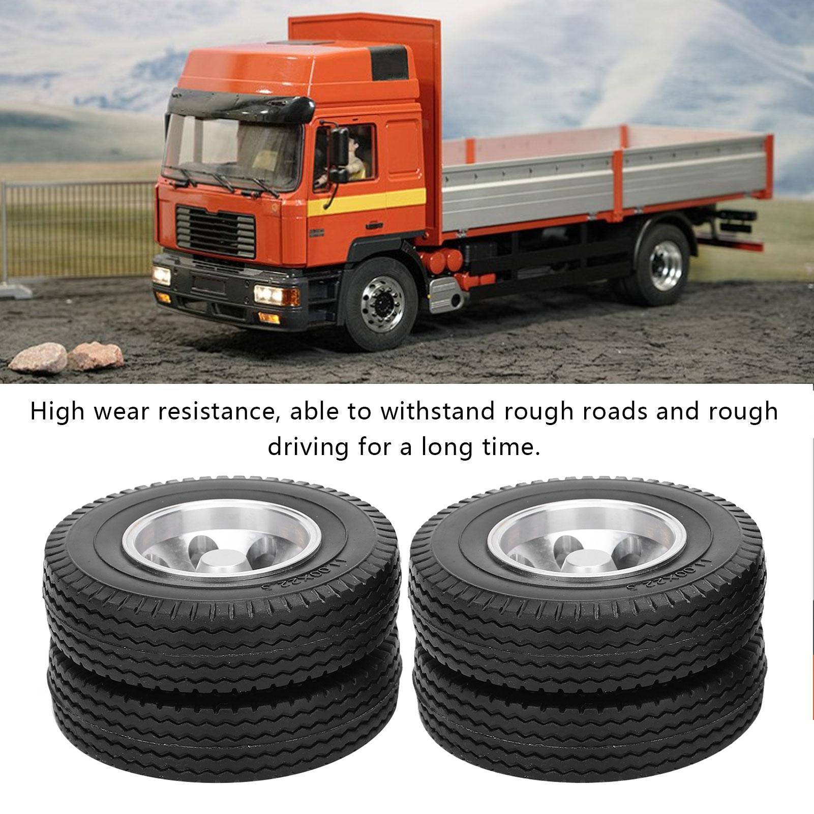 2pcs RC Trailer Rear Wheels Tire for Tamiya 1/14 Tractor Truck RC Climber Trailer Parts
2pcs RC Trailer Rear Wheels Tire for Tamiya 1/14 Tractor Truck RC Climber Trailer Parts