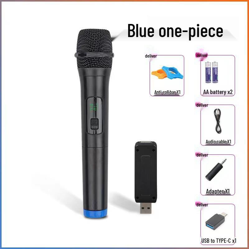 Wireless USB Microphone and Speaker System for Home and Stage
Wireless USB Microphone and Speaker System for Home and Stage