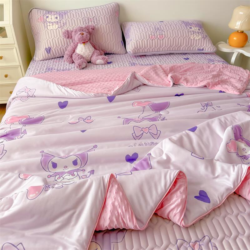 LISM Kuromi Мультяшный Латексный Комплект Постельного Белья из Ледяного Шелка
LISM Kuromi Мультяшный Латексный Комплект Постельного Белья из Ледяного Шелка