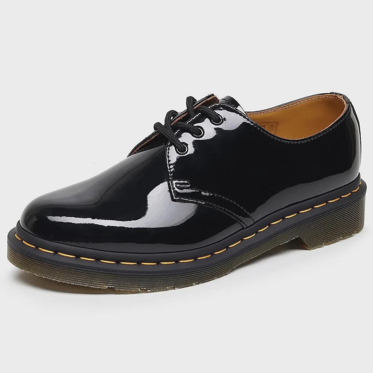 Жіноче взуття з натуральної шкіри в британському стилі, низьке, великого розміру, чисто чорне, з круглим носком, повсякденне робоче взуття унісекс 36
Жіноче взуття з натуральної шкіри в британському стилі, низьке, великого розміру, чисто чорне, з круглим носком, повсякденне робоче взуття унісекс 36