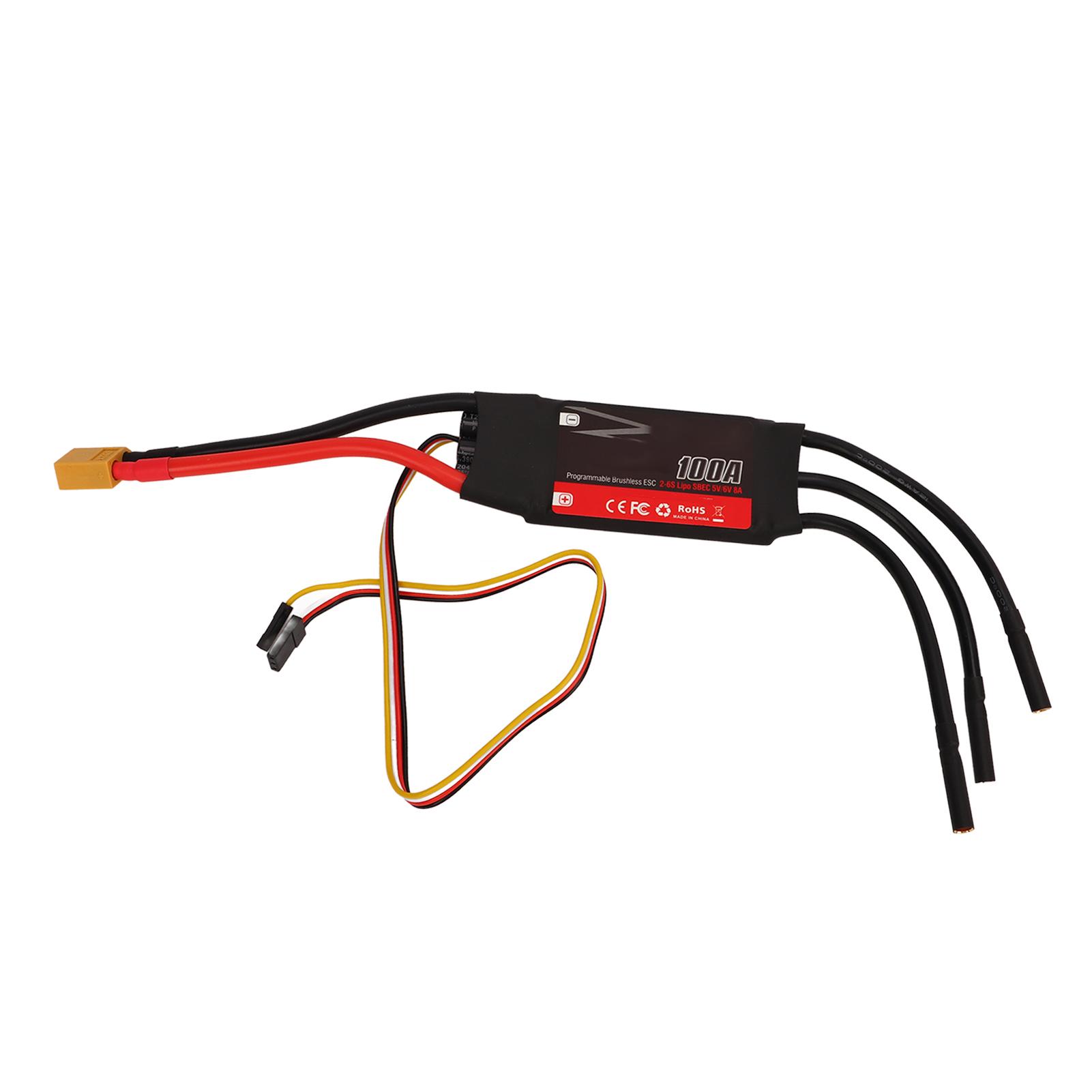 100A RC електричний контролер швидкості безщітковий двигун ESC запасна частина для DIY RC літаків фіксована
100A RC електричний контролер швидкості безщітковий двигун ESC запасна частина для DIY RC літаків фіксована