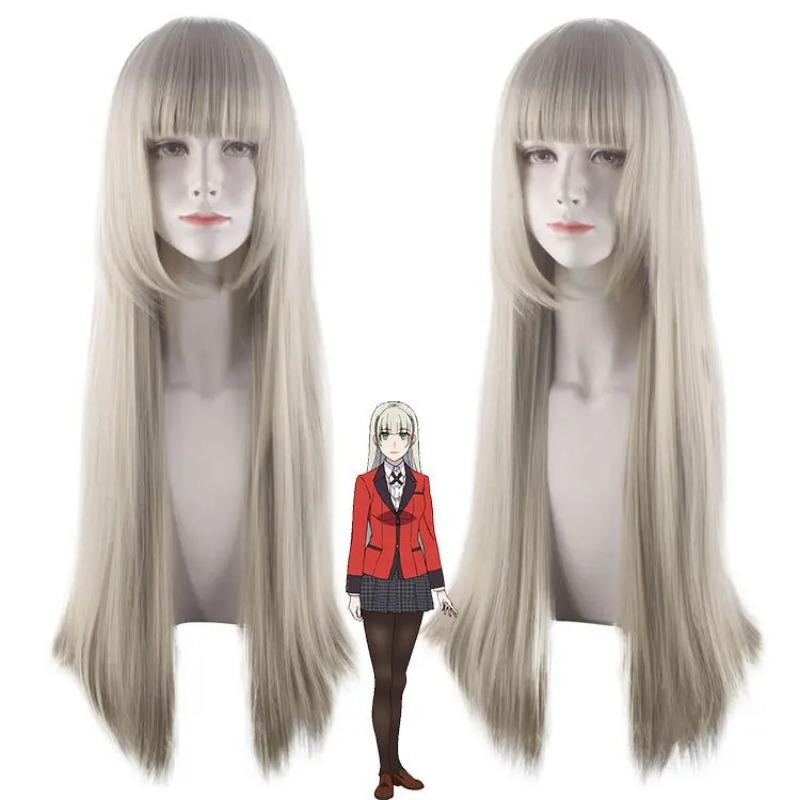 Bubuwig Synthetic Hair Kakegurui Compulsive Gambler Momobami Ririka Cosplay Wigs 70cm Long Straight Gray Wigs Heat Resistant 80CM верблюд
Bubuwig Synthetic Hair Kakegurui Compulsive Gambler Momobami Ririka Cosplay Wigs 70cm Long Straight Gray Wigs Heat Resistant 80CM верблюд