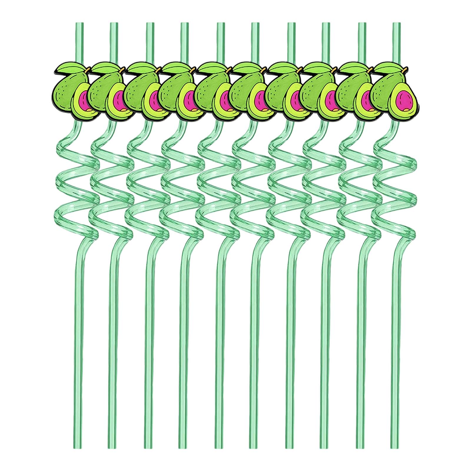Cartoon Fruit Spiral Straw Decorative Straw Stickers Party Supplies Bar Straws 10pcs One Size
Cartoon Fruit Spiral Straw Decorative Straw Stickers Party Supplies Bar Straws 10pcs One Size