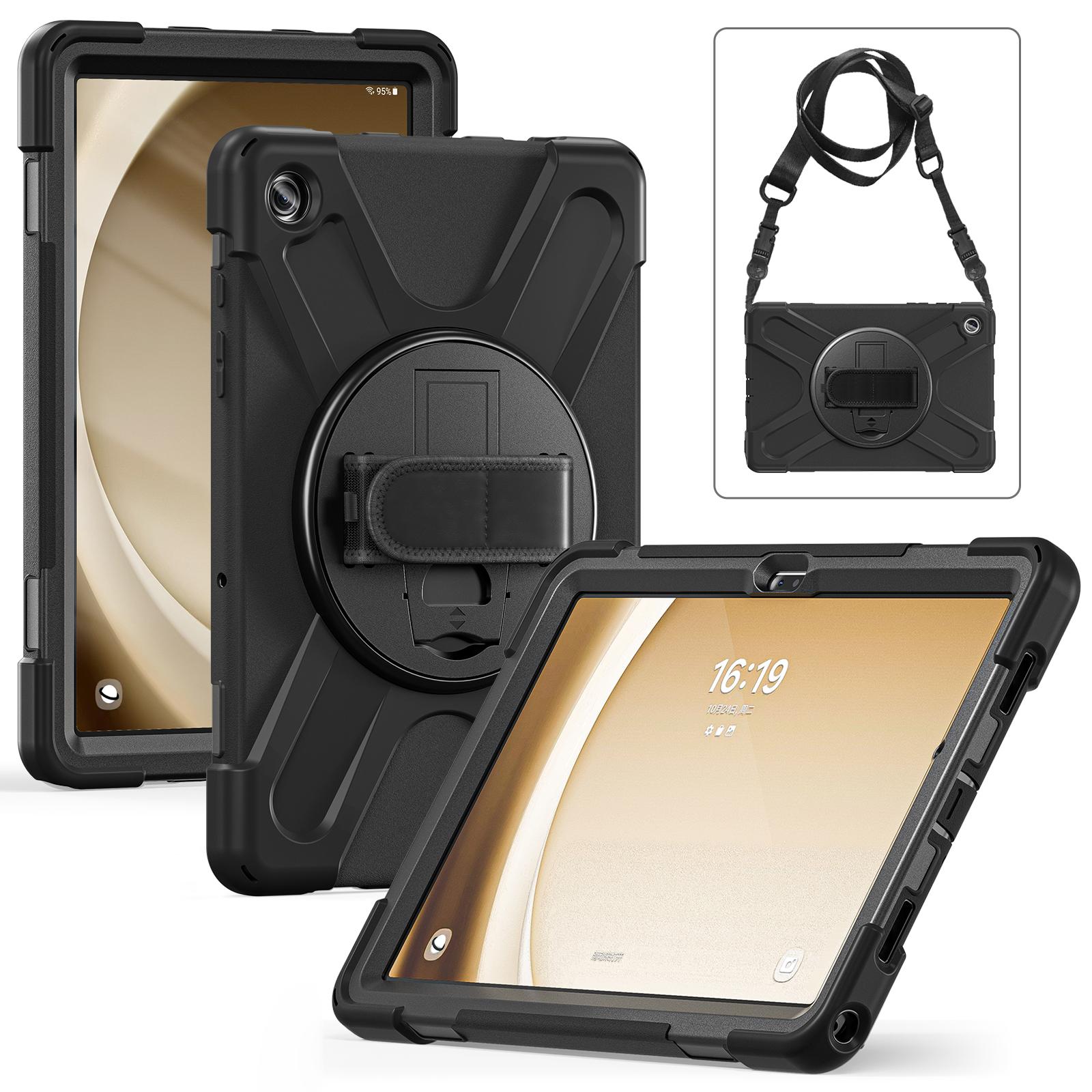 For Samsung Galaxy Tab A9+ Case PC+Silicone Kickstand Tablet Cover with Hand Band/Shoulder Strap Mint Green
For Samsung Galaxy Tab A9+ Case PC+Silicone Kickstand Tablet Cover with Hand Band/Shoulder Strap Mint Green