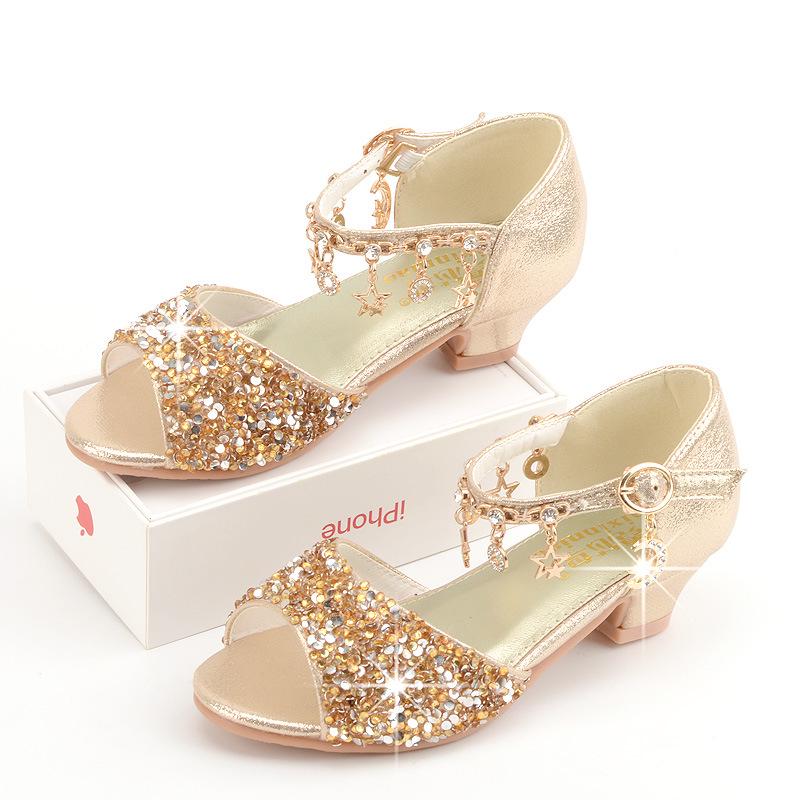 Silver Crystal Princess High-Heeled Sandals for Girls - Summer & Performance Wear Size 31/20cm золотой
Silver Crystal Princess High-Heeled Sandals for Girls - Summer & Performance Wear Size 31/20cm золотой