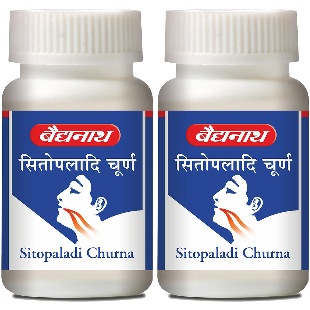 Baidyanath Sitopaladi Churna Herbal Powder For Respiratory Health, Clear Breathing & Immune Support 60 Tb X Pack Of 2 Ayurvedic Wellness Formula
Baidyanath Sitopaladi Churna Herbal Powder For Respiratory Health, Clear Breathing & Immune Support 60 Tb X Pack Of 2 Ayurvedic Wellness Formula