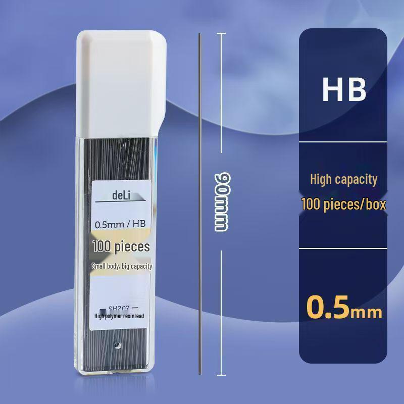Genuine Deli Mechanical Pencil SH207 & SH208 Refill - HB Lead, Large Capacity 100 pieces/box
Genuine Deli Mechanical Pencil SH207 & SH208 Refill - HB Lead, Large Capacity 100 pieces/box