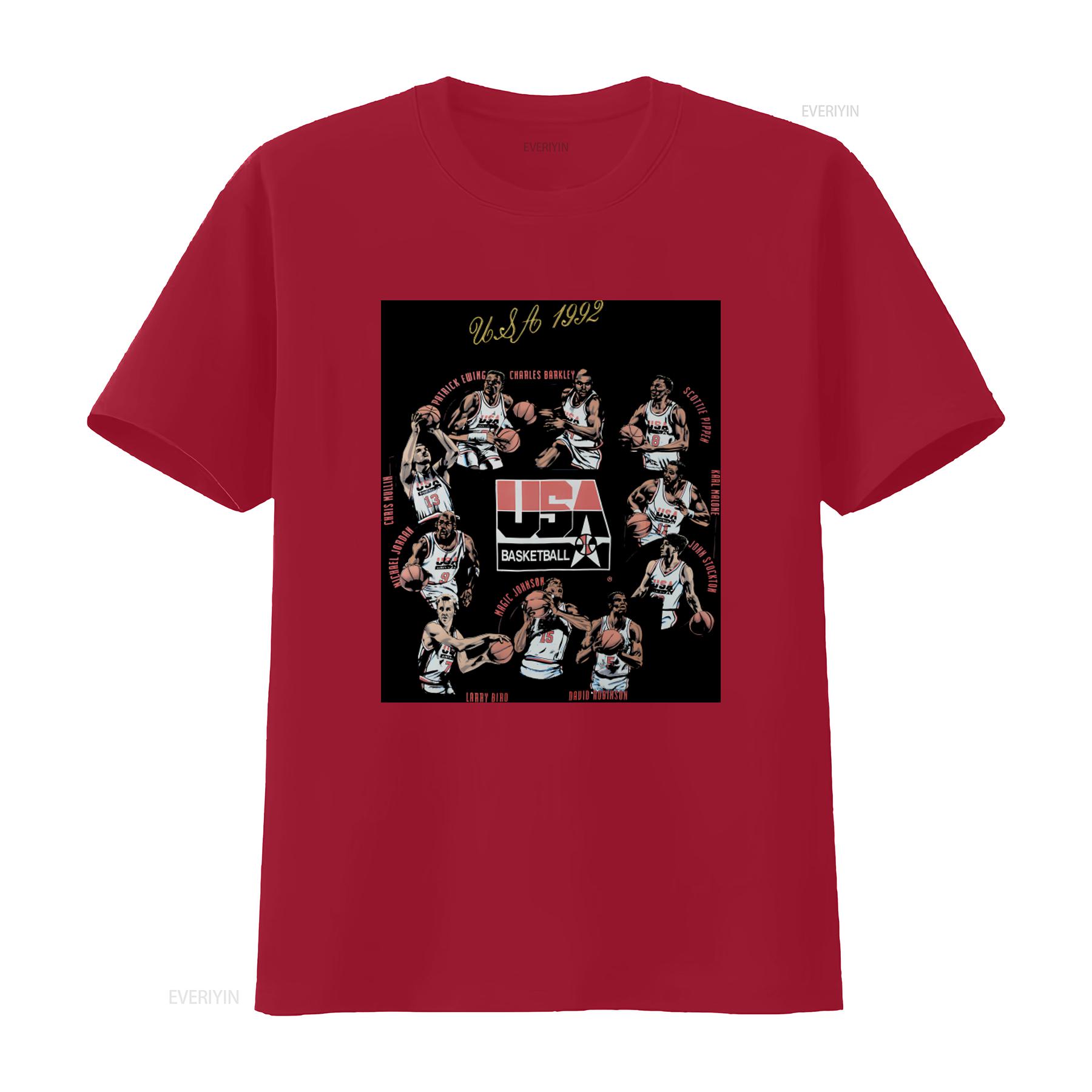 Vintage 1992 USA Basketball Dream Team Caricature T Shirt XL Retro Sports vintage Washed Soft streetwear Unisex Breathable S
Vintage 1992 USA Basketball Dream Team Caricature T Shirt XL Retro Sports vintage Washed Soft streetwear Unisex Breathable S