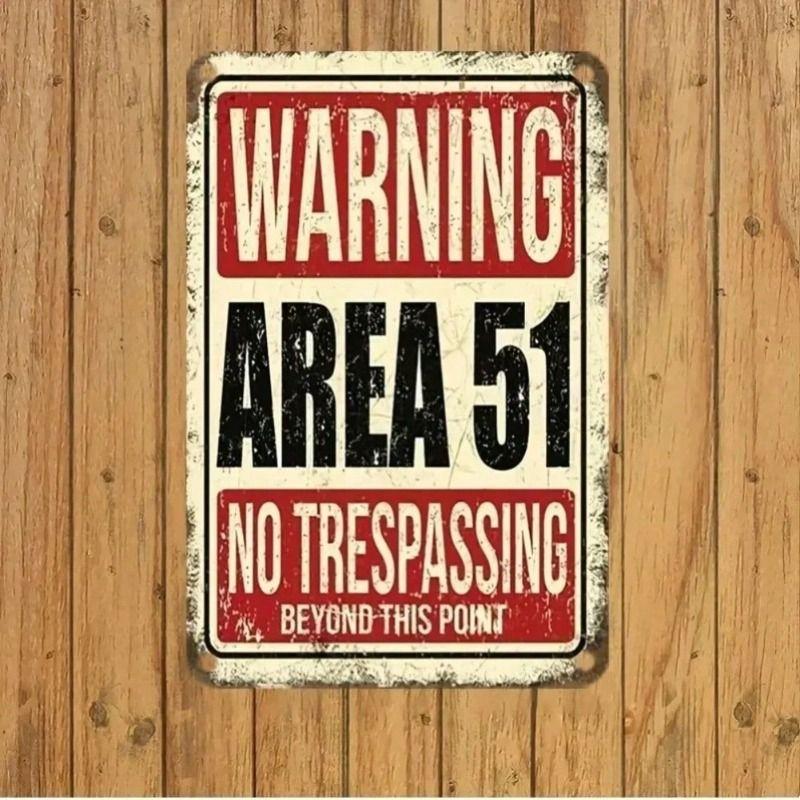 Vintage Metal Tin Sign No Trespassing UFO Wall Decor for Bar Man Cave Garage
Vintage Metal Tin Sign No Trespassing UFO Wall Decor for Bar Man Cave Garage