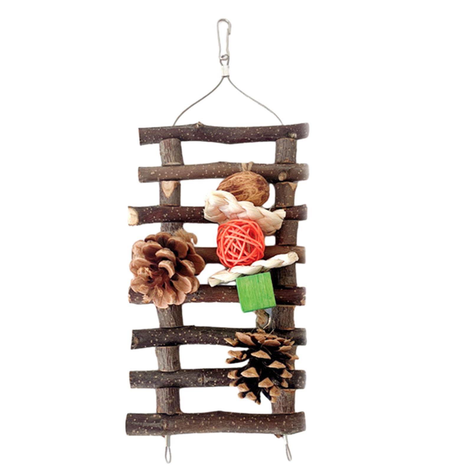 Игрушка-лестница для мелких животных для птиц, попугаев, жевательная игрушка, сосновая шишка, ротанговый пучок для жевания, стачивания зубов A
Игрушка-лестница для мелких животных для птиц, попугаев, жевательная игрушка, сосновая шишка, ротанговый пучок для жевания, стачивания зубов A