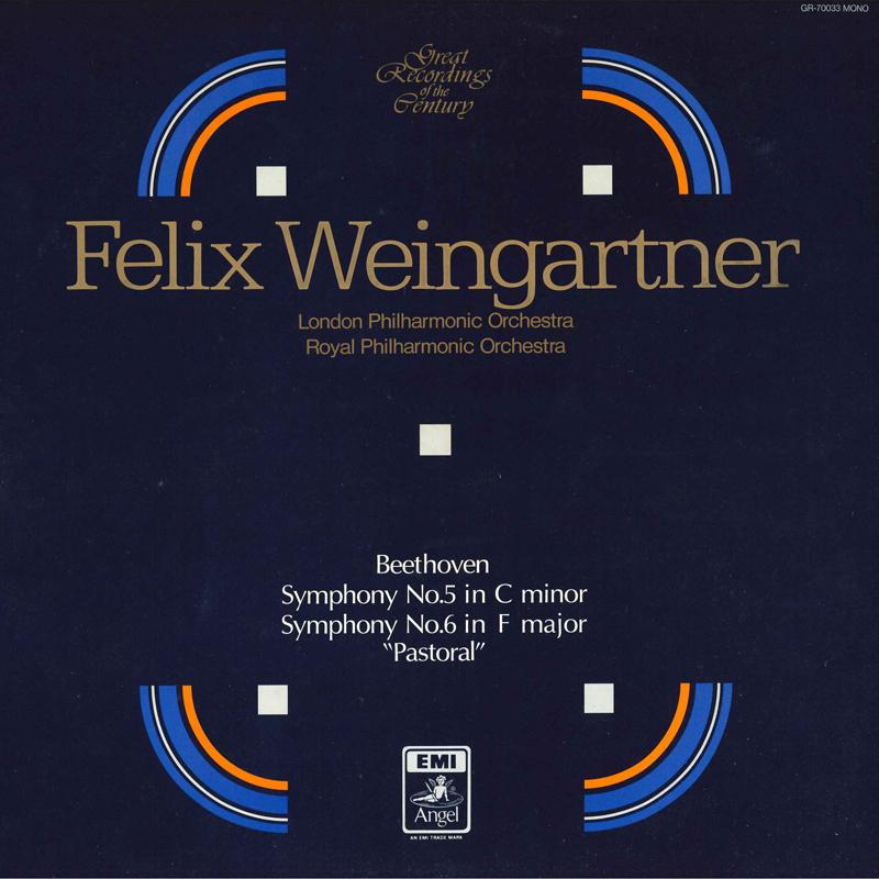 LP Record WEINGARTNER LONDON PHILHARMONIC - Beethoven Symphony No. 5 No. 6 GR70033 ANGEL Japan Classical Used
LP Record WEINGARTNER LONDON PHILHARMONIC - Beethoven Symphony No. 5 No. 6 GR70033 ANGEL Japan Classical Used