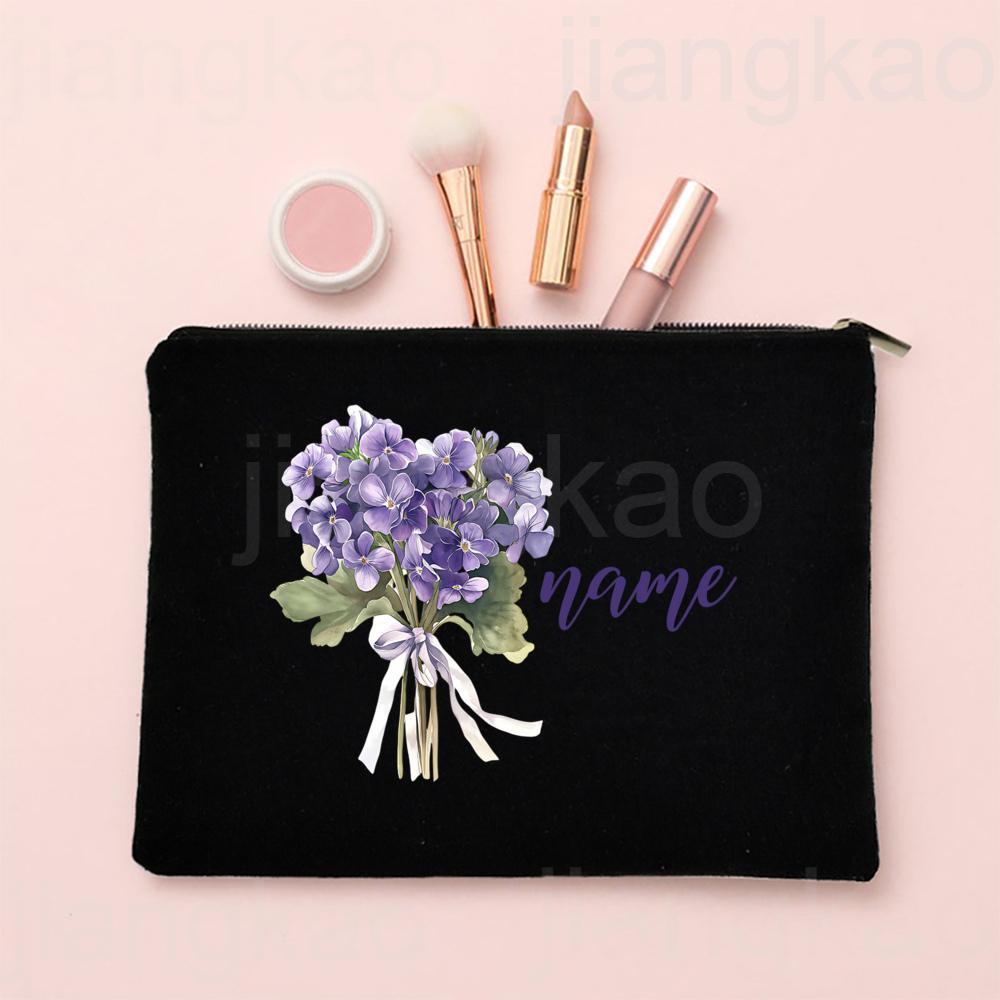 Personalized Makeup Bag Birth Month Flower with Name Cosmetic Case Monogram Toiletry Bags Wendding Birthday Holiday Gift for Her
Personalized Makeup Bag Birth Month Flower with Name Cosmetic Case Monogram Toiletry Bags Wendding Birthday Holiday Gift for Her