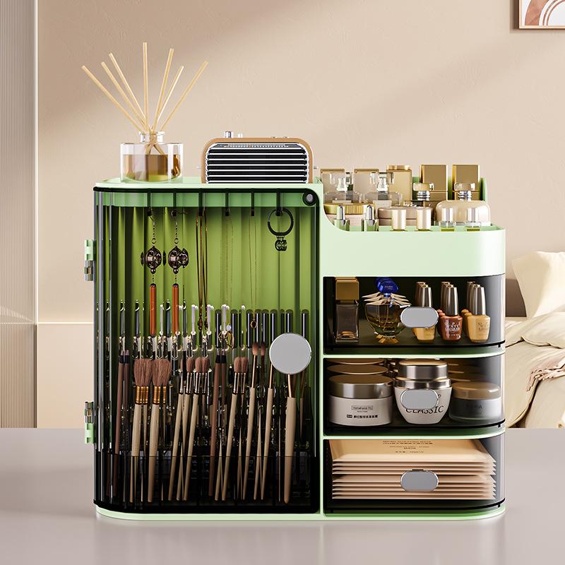 Dustproof High-End Skincare & Cosmetics Organizer Box - Large Capacity for Lipsticks & Masks
Dustproof High-End Skincare & Cosmetics Organizer Box - Large Capacity for Lipsticks & Masks