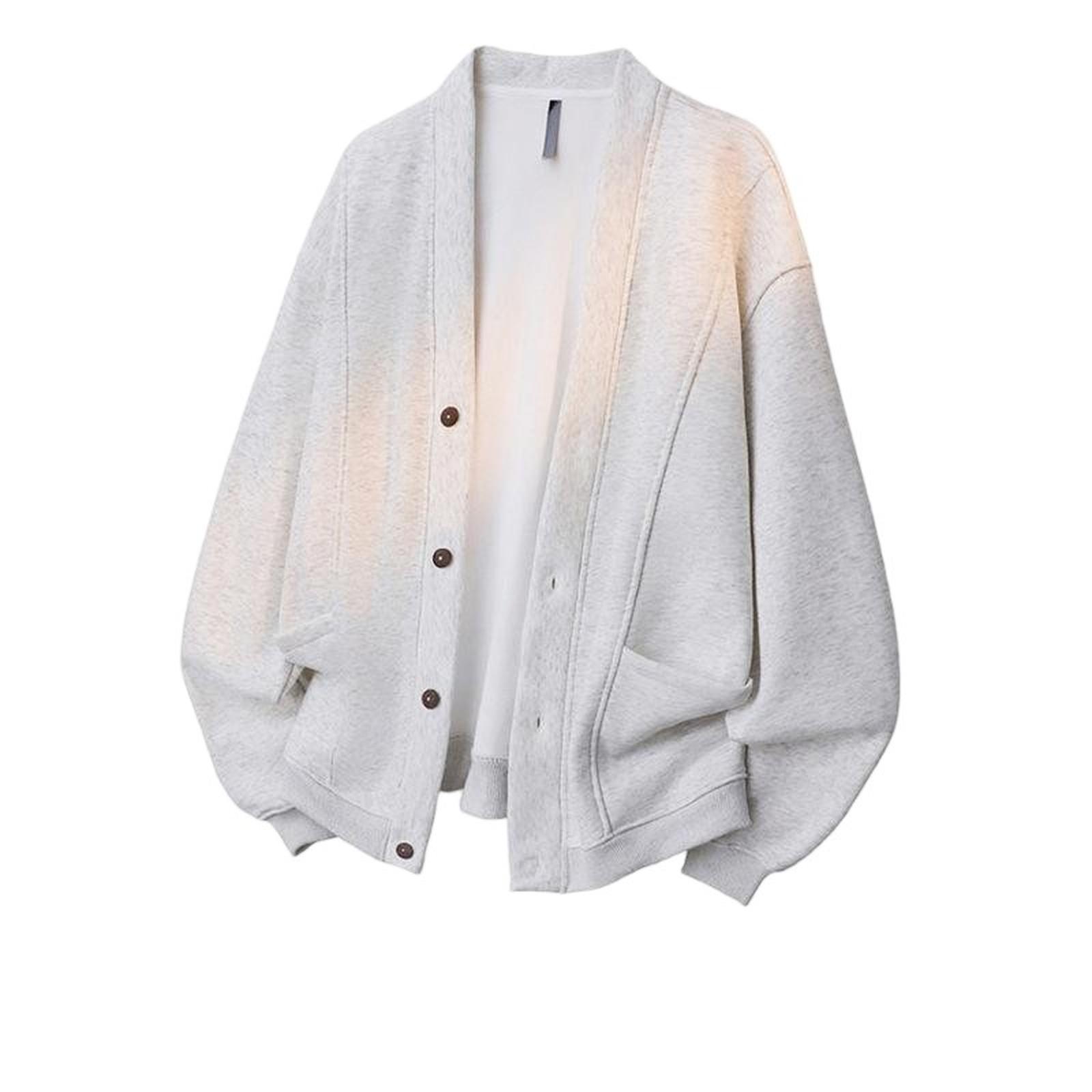 Мужская уличная свободная толстовка с длинным рукавом и V-образным вырезом, модная повседневная ленивая куртка-кардиган M
Мужская уличная свободная толстовка с длинным рукавом и V-образным вырезом, модная повседневная ленивая куртка-кардиган M