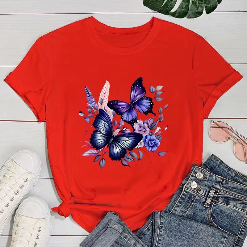 Premium TshirtHot Sales Flowers Butterfly T Shirts Women Summer Cool Short Sleeves Personality Harajuku TShirt 4XL
Premium TshirtHot Sales Flowers Butterfly T Shirts Women Summer Cool Short Sleeves Personality Harajuku TShirt 4XL