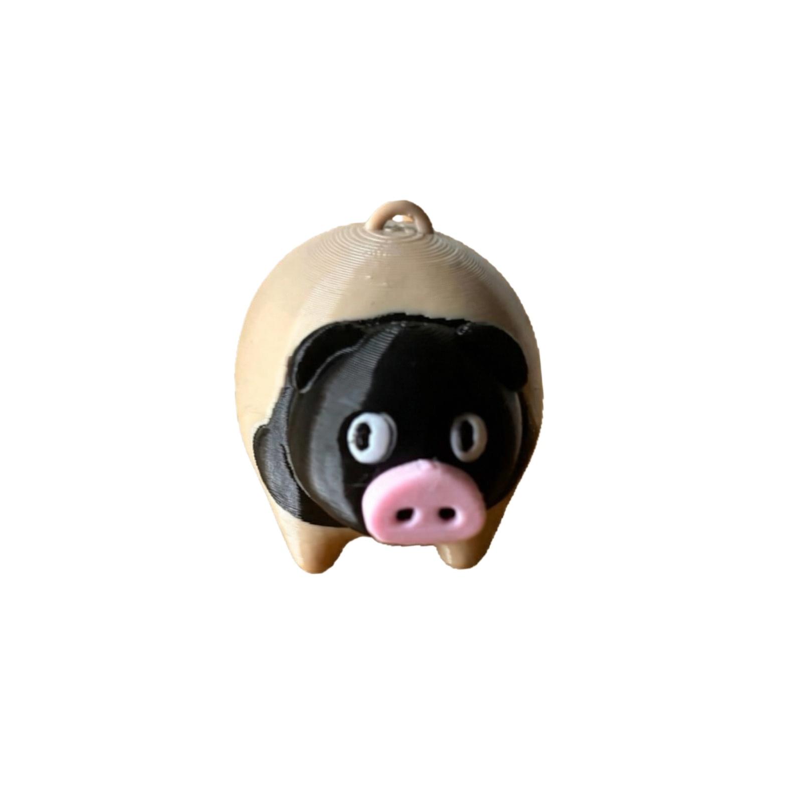 Cute Little Pig Printed Small Keychain Pendant One Size
Cute Little Pig Printed Small Keychain Pendant One Size