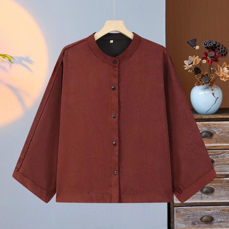 Женский новый китайский стиль, новый сшивной круглый вырез, ретро пуговица, модный однотонный универсальный повседневный темпераментный топ L красный
Женский новый китайский стиль, новый сшивной круглый вырез, ретро пуговица, модный однотонный универсальный повседневный темпераментный топ L красный