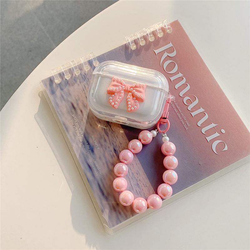 Bow Transparent Earphone Cover For Apple Airpod4 Bluetooth Protective Cover Airpodpro Bead Bracelet 3 airpods pro 3rd generation
Bow Transparent Earphone Cover For Apple Airpod4 Bluetooth Protective Cover Airpodpro Bead Bracelet 3 airpods pro 3rd generation