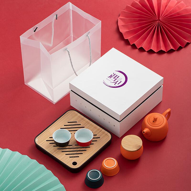 AiQiYiXuan WA Ceramic Kung Fu Tea Set Tea Set with Four Color Cups
AiQiYiXuan WA Ceramic Kung Fu Tea Set Tea Set with Four Color Cups