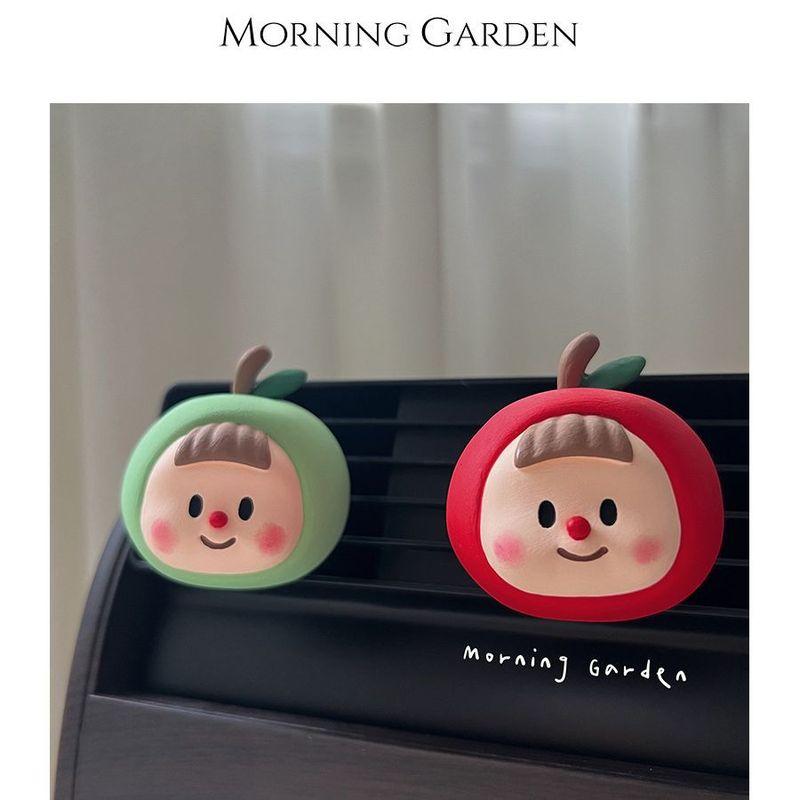 Car Air Freshener Cute Apple Doll Car Air Conditioning Vent Decoration Diffuser Stone Creative Ornament Accessory Green Five-Petal Flower
Car Air Freshener Cute Apple Doll Car Air Conditioning Vent Decoration Diffuser Stone Creative Ornament Accessory Green Five-Petal Flower