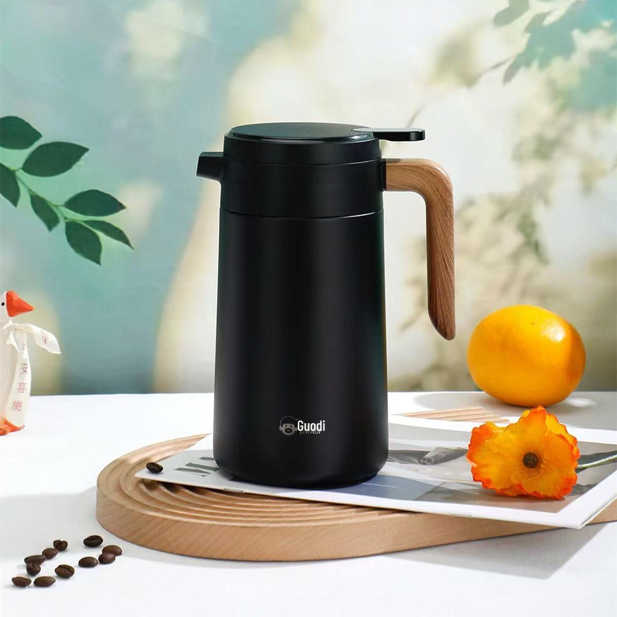 Kuangdi 9120 Vacuum Coffee Pot with Copper-Plated Liner, Durable Heat and Cold Preservation, Press-Button Thermos 1000ml
Kuangdi 9120 Vacuum Coffee Pot with Copper-Plated Liner, Durable Heat and Cold Preservation, Press-Button Thermos 1000ml