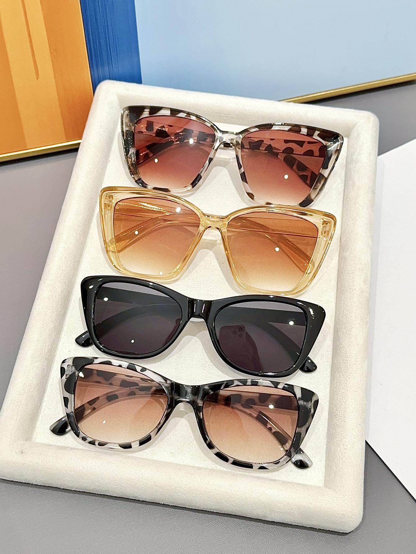 4Pcs Fashionable Cat Eye Frame Combination Glasses Simple Fashion Trendy Multi-Color Matchinging Popular Combination Set
4Pcs Fashionable Cat Eye Frame Combination Glasses Simple Fashion Trendy Multi-Color Matchinging Popular Combination Set