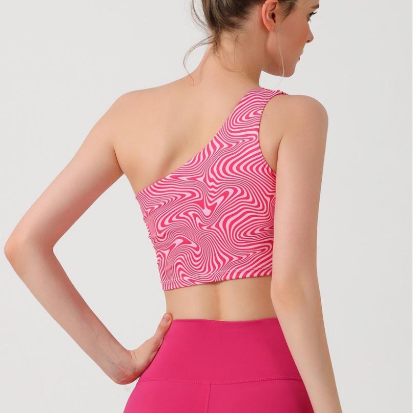 Asymmetrical One-Shoulder Yoga Set with Chest Pad Sports Bra - Women s European & American Fashion Medium
Asymmetrical One-Shoulder Yoga Set with Chest Pad Sports Bra - Women s European & American Fashion Medium