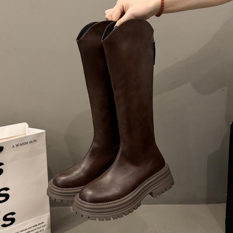 Мода Вінтаж Круглий Носок Ботфорти до Коліна Жіночі Дизайнерські Задня Блискавка Квадратні Підбори Взуття Жіночі Лицарські Ботильйони 35 коричневий
Мода Вінтаж Круглий Носок Ботфорти до Коліна Жіночі Дизайнерські Задня Блискавка Квадратні Підбори Взуття Жіночі Лицарські Ботильйони 35 коричневий