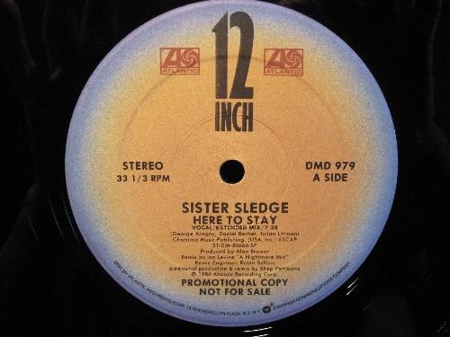12inch Record SISTER SLEDGE / JOE CRUZ - Here To Stay / Make A Wish 086769 Atlantic 1986 US Rock Used
12inch Record SISTER SLEDGE / JOE CRUZ - Here To Stay / Make A Wish 086769 Atlantic 1986 US Rock Used