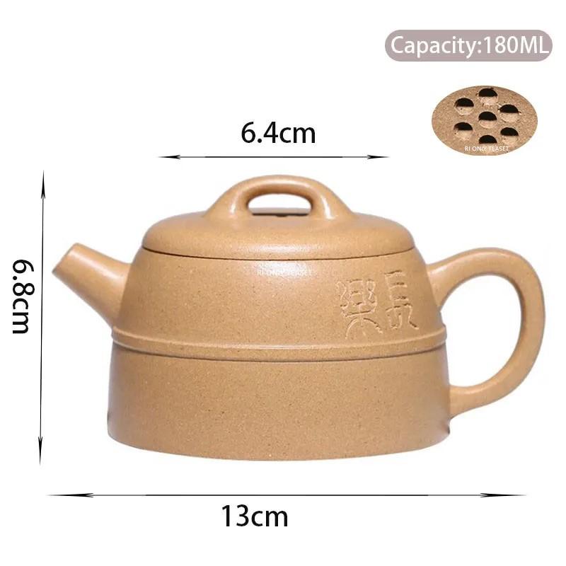 180ml Yixing Purple Clay Teapot Beauty Tea Infuser Handmade Tea Pot Raw Ore Section Mud Kettle Chinese Zisha Tea Set Gifts
180ml Yixing Purple Clay Teapot Beauty Tea Infuser Handmade Tea Pot Raw Ore Section Mud Kettle Chinese Zisha Tea Set Gifts
