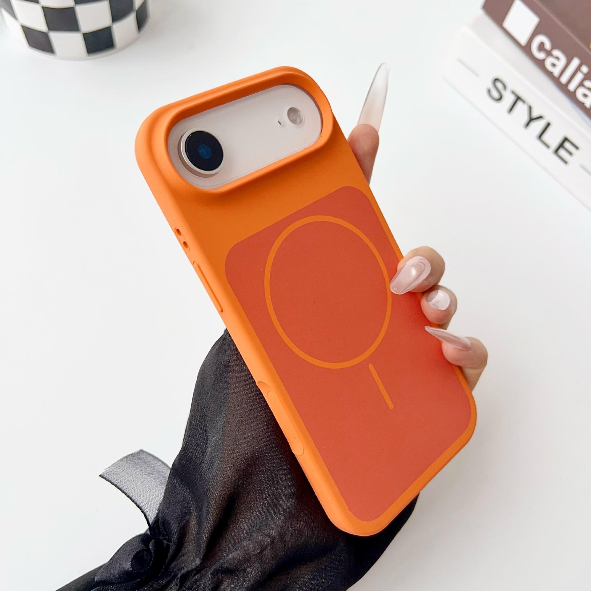 The new explosive liquid silicone shell is suitable for iPhone17promax contrasting magnetic suction Apple 16 anti-drop protective cover. iPhone 16
The new explosive liquid silicone shell is suitable for iPhone17promax contrasting magnetic suction Apple 16 anti-drop protective cover. iPhone 16