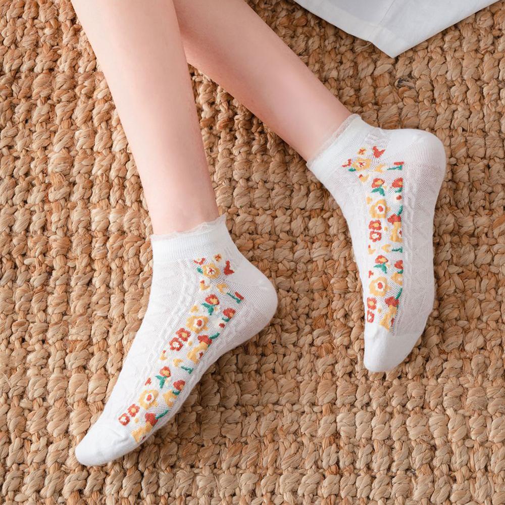 Women Short Heel Shallow Mouth Cute Cotton Breathable Hosiery Short Socks Boat Socks Flowers Socks
Women Short Heel Shallow Mouth Cute Cotton Breathable Hosiery Short Socks Boat Socks Flowers Socks