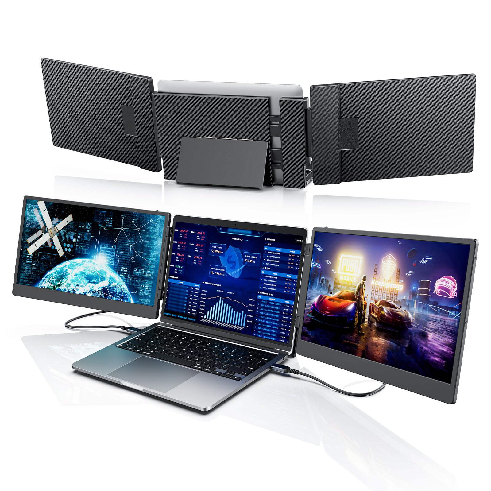 Ноутбук Laptomo S3 з подвійним монітором, 14 дюймів, FHD 1080P IPS, мобільний, підходить для портативного ПК, потрійний розширений дисплей і сумісний із поворотним
Ноутбук Laptomo S3 з подвійним монітором, 14 дюймів, FHD 1080P IPS, мобільний, підходить для портативного ПК, потрійний розширений дисплей і сумісний із поворотним