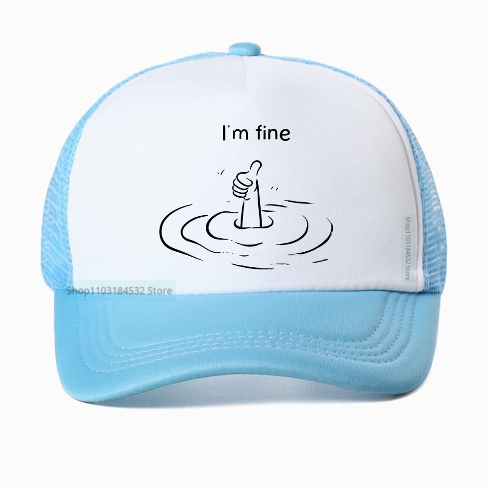 Im Fine Print baseball cap Summer Casual Personalized caps fashion Breathable sun snapback hats adjustable mesh trucker hat Adjustable
Im Fine Print baseball cap Summer Casual Personalized caps fashion Breathable sun snapback hats adjustable mesh trucker hat Adjustable