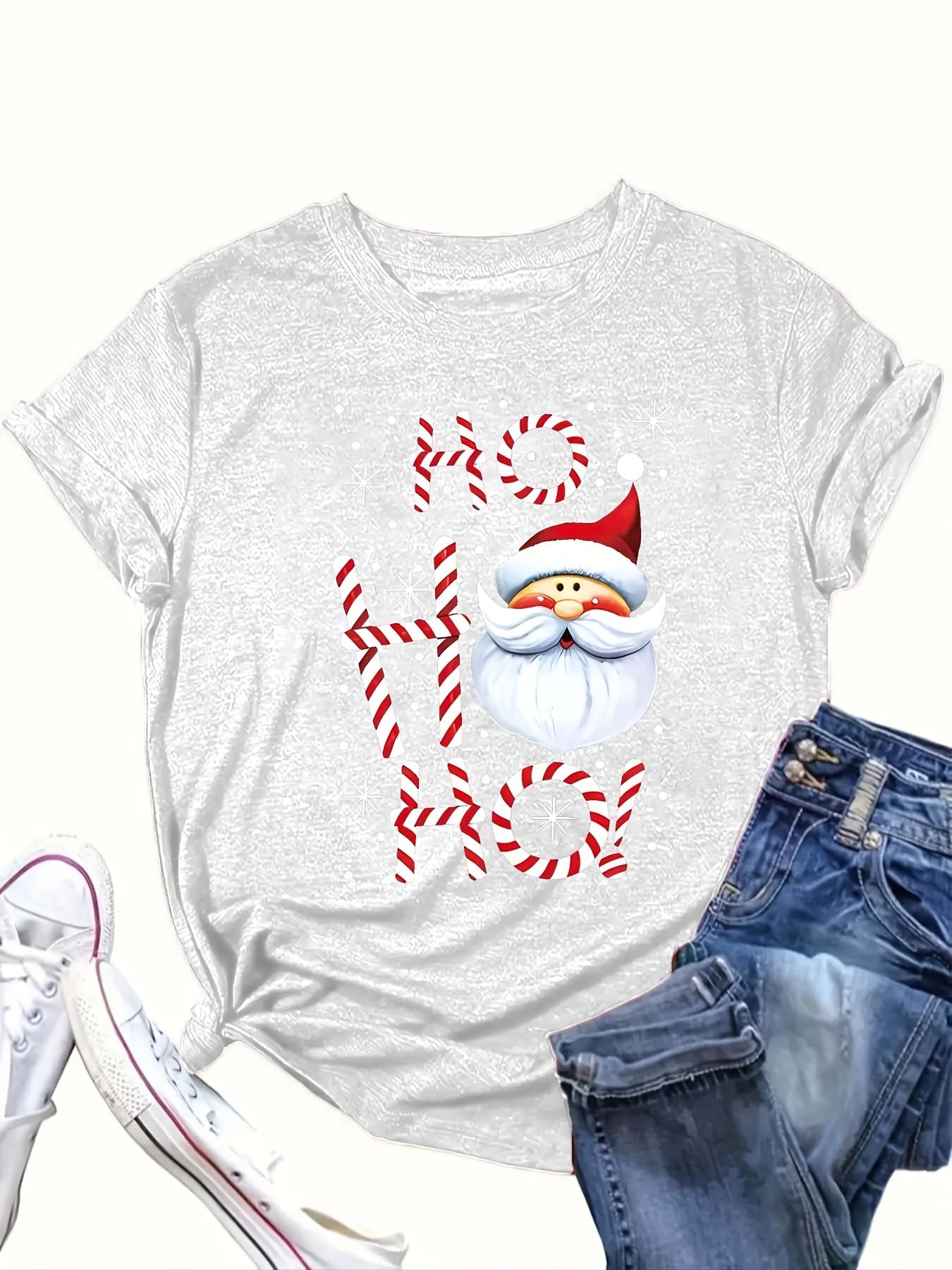 WomenS Cartoon Santa Claus Trendy Printed Casual Round Neck TShirt Summer Short Sleeved Harajuku Streetwear Tops Clothing S
WomenS Cartoon Santa Claus Trendy Printed Casual Round Neck TShirt Summer Short Sleeved Harajuku Streetwear Tops Clothing S