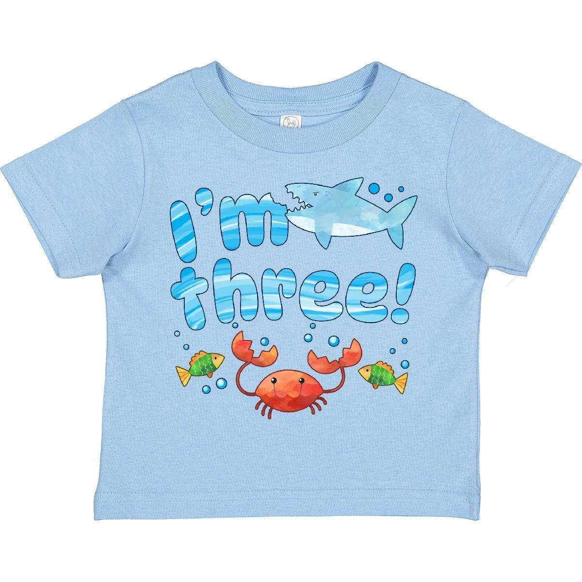 Inktastic I m Three! Third Birthday Shark And Crab Toddler kids boys T-Shirt Birthdays 3rd 100
Inktastic I m Three! Third Birthday Shark And Crab Toddler kids boys T-Shirt Birthdays 3rd 100