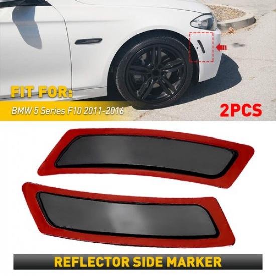 Pair Front Bumper Side Marker Reflector For BMW 2011-2016 5 Series 530i F10 550i
Pair Front Bumper Side Marker Reflector For BMW 2011-2016 5 Series 530i F10 550i