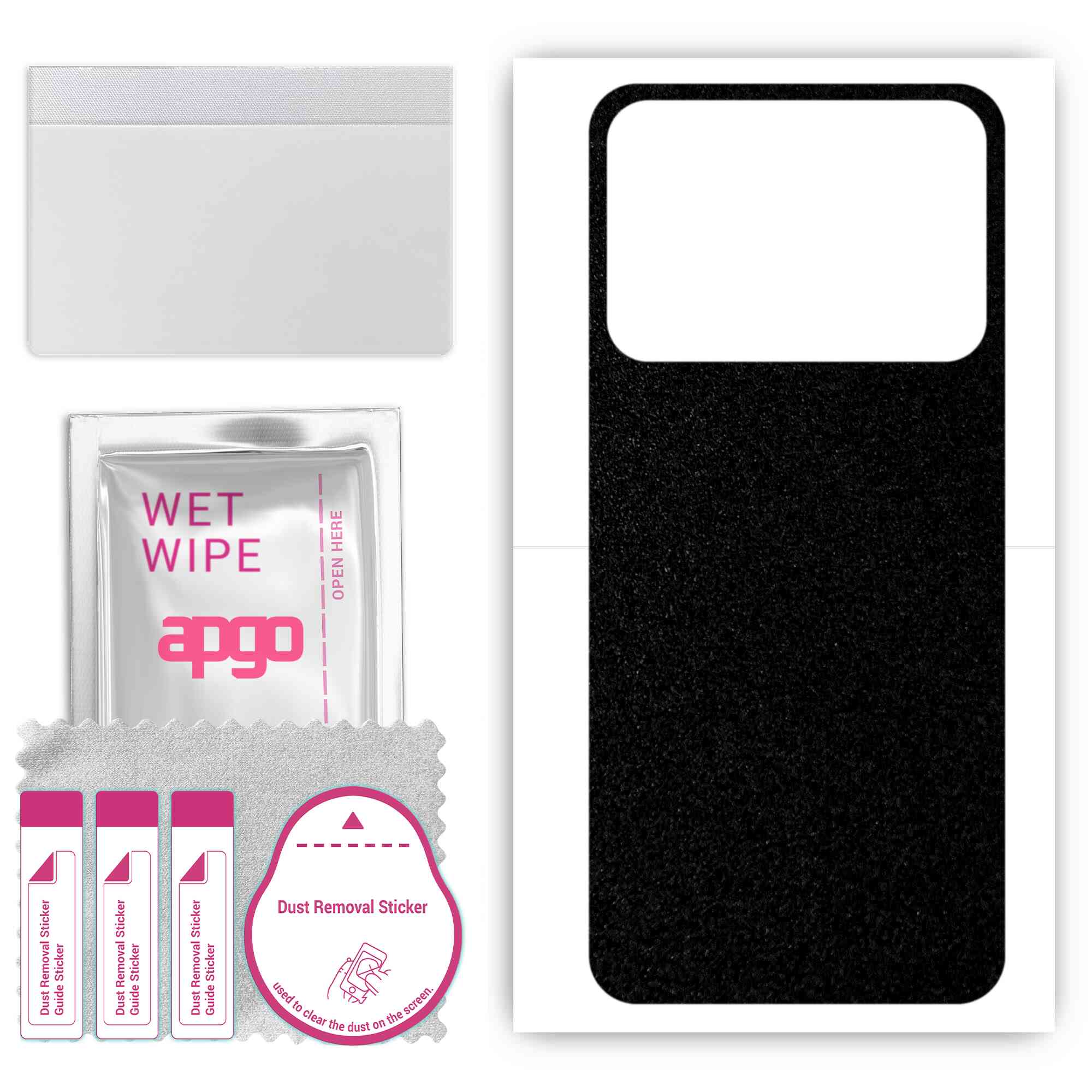 apgo Protective Skin Sticker for the back compatible with Poco M4 5G India, Wrap Film, Foil, Vinyl - Pattern Matte Black
apgo Protective Skin Sticker for the back compatible with Poco M4 5G India, Wrap Film, Foil, Vinyl - Pattern Matte Black