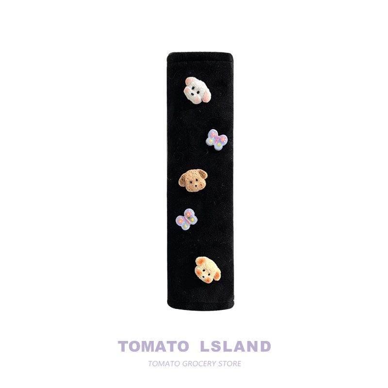 Tomato Original Summer Puppy Car Seat Belt Shoulder Cover Cute Car Accessories Shoulder Protector Anti-Wear Universal New Single - Summer Puppy - Black Shoulder Cover
Tomato Original Summer Puppy Car Seat Belt Shoulder Cover Cute Car Accessories Shoulder Protector Anti-Wear Universal New Single - Summer Puppy - Black Shoulder Cover