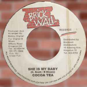 7-дюймовая пластинка COCOA TEA - She Is My Baby NONE Brickwall Record 1999 Ямайка Регги, Ска и Даб Б/у
7-дюймовая пластинка COCOA TEA - She Is My Baby NONE Brickwall Record 1999 Ямайка Регги, Ска и Даб Б/у