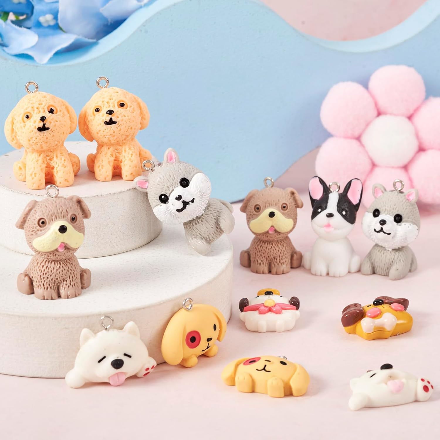16Pcs Resin Dog Charms Pendants 3D Cute Opaque Dog Charms Lovely Cartoon Puppy Animal Dangle Charms for DIY Necklace Bracelet Earring Key Chain Rabbit Elephant Tortoise
16Pcs Resin Dog Charms Pendants 3D Cute Opaque Dog Charms Lovely Cartoon Puppy Animal Dangle Charms for DIY Necklace Bracelet Earring Key Chain Rabbit Elephant Tortoise