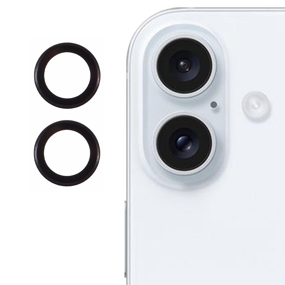 Для iPhone 16/16 Plus Захист об єктива камери Гальванічне покриття AR Металева рамка+Загартоване скло Плівка для об єктива Black
Для iPhone 16/16 Plus Захист об єктива камери Гальванічне покриття AR Металева рамка+Загартоване скло Плівка для об єктива Black