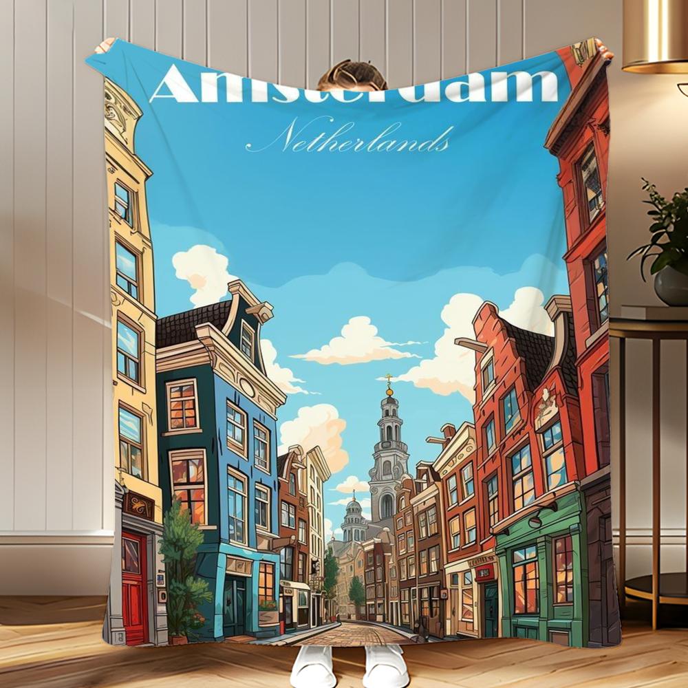city landmark Amsterdam Throw Soft Coral Fleece Blanket 310gsm Fluffy Warm Throw for Sofa Bed Couch Bedroom Decor 75x100cm
city landmark Amsterdam Throw Soft Coral Fleece Blanket 310gsm Fluffy Warm Throw for Sofa Bed Couch Bedroom Decor 75x100cm