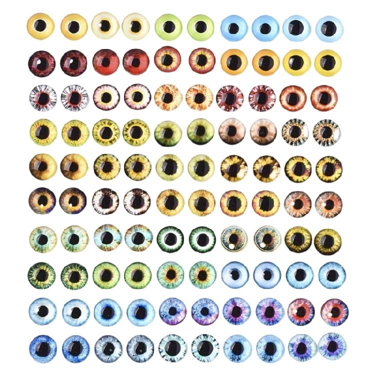 100Pcs/Lot Artistic Glass Eye Charms Random Patterns Jewelry Components for Makers 10mm
100Pcs/Lot Artistic Glass Eye Charms Random Patterns Jewelry Components for Makers 10mm