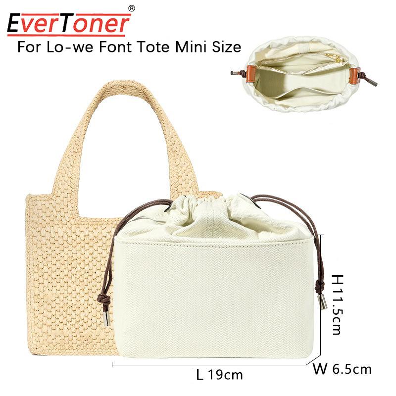 EverToner Makeup Storage Canvas Drawstring Inner Liner Organizer Insert for Lo-we Small Raffia Woven Bag
EverToner Makeup Storage Canvas Drawstring Inner Liner Organizer Insert for Lo-we Small Raffia Woven Bag